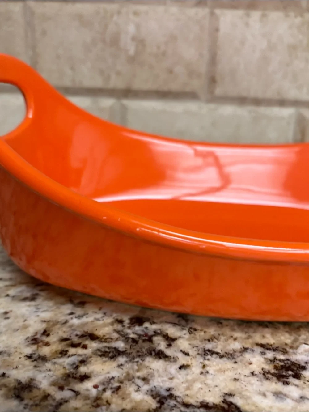 Rachael Ray Orange Oval Serving Platter